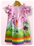 Vestido Infantil Temático Mundo Bita Rosa