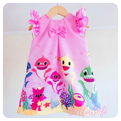 Vestido Infantil Temático Barbie Sereia - Bella Sofi