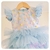 Bombacha/Romper Infantil Palhacinha - Circo com Saia Tutu Azul - comprar online