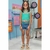 Blusa Infantil Boxy de Tule com Top em Canelado Maui INFANTI - 67545 - comprar online