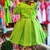 Vestido Infantil Tropical Mood Verde Festa Mon Sucré -21044