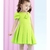 Vestido Infantil Tropical Mood Verde Festa Mon Sucré -21044