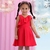 Vestido Infantil Vermelho Mon Sucré Happy Time -21116 na internet