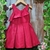 Vestido Infantil Vermelho Mon Sucré Happy Time -21116