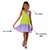 Vestido Infantil Feminino Frente Única Bloco de Cores Mylu- 091534324 - comprar online