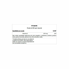 VITAMINA K2 MK7 MENAQUINONA DNA - 60 CAPSULAS - comprar online