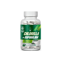 CHLORELLA + ESPIRULINA HEALTH LABS 60 CAPSULAS