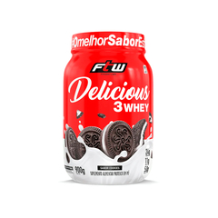 DELICIOUS 3 WHEY FTW 900g - COOKIES