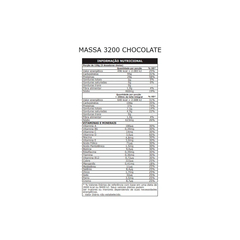 MASSA 3200 PROBIOTICA 3KG - CHOCOLATE - comprar online