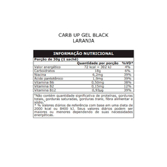 CARB-UP GEL BLACK PROBIOTICA 1 SACHE - LARANJA - comprar online