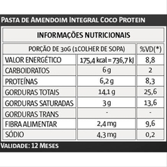 PASTA DE AMENDOIM VITAPOWER 1,005kg - COCO PROTEIN - comprar online