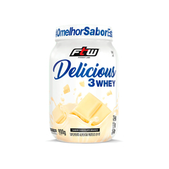 DELICIOUS 3 WHEY FTW 900g - CHOCOLATE BRANCO