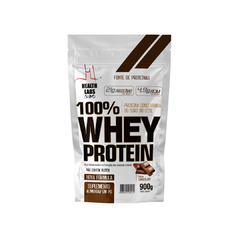 100% WHEY PROTEIN HEALTH LABS REFIL 900G CHOCOLATE