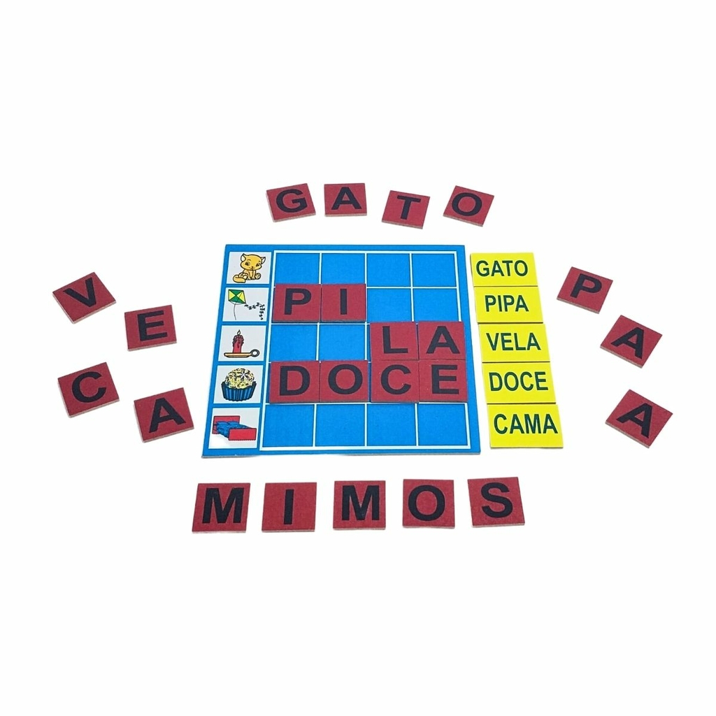 Jogo de Ludo Brinquedo Educativo - Carimbras