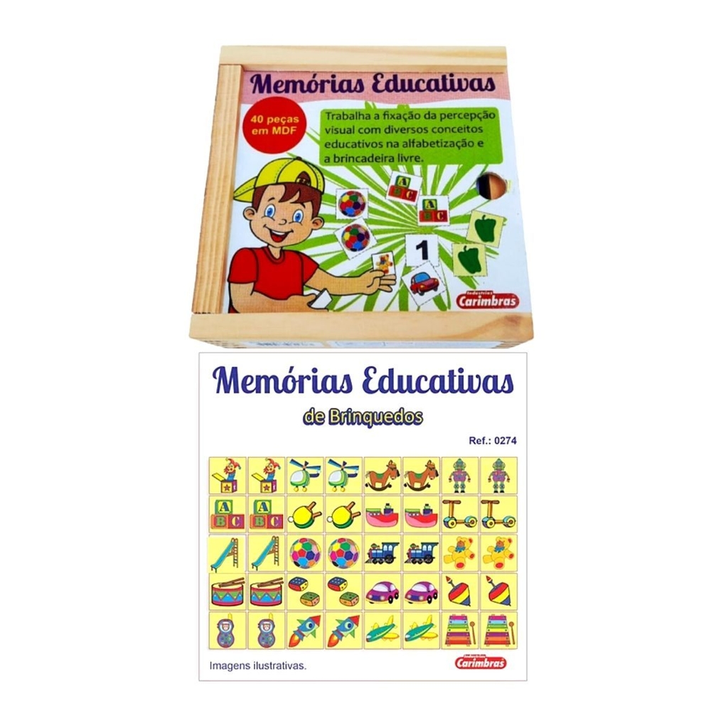 Jogo da Memória Safari - Educativos Brinquedos