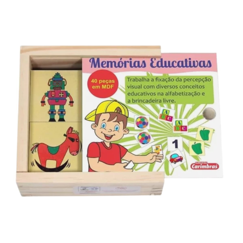 Jogo da Memória Safari - Educativos Brinquedos