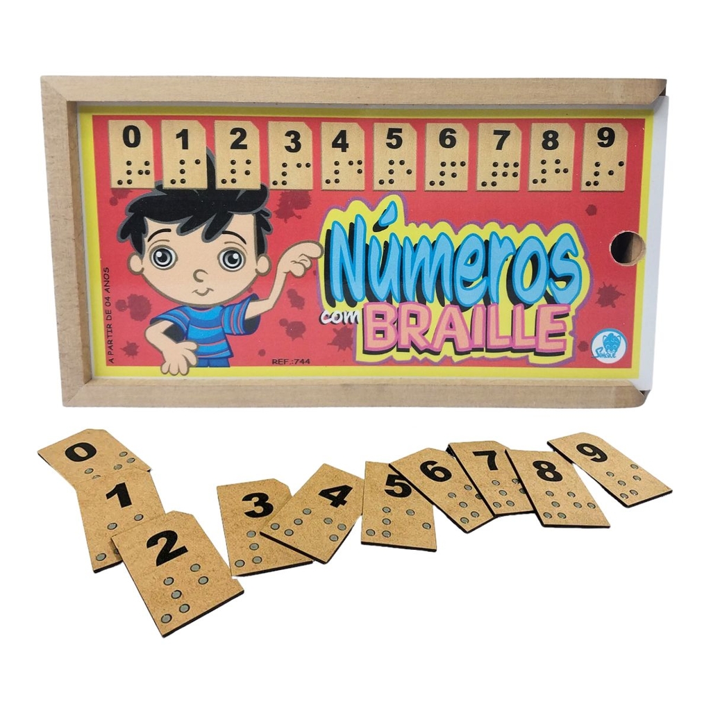 Quebra-cabeça dos Números (jogo em Braile)
