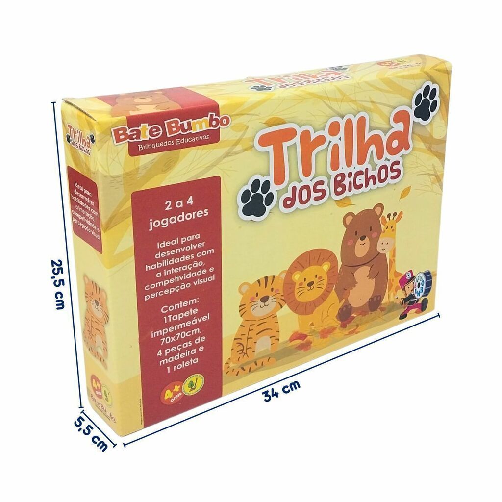 Jogo - Trilha dos Bichos — Banca Kids