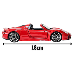 Miniatura De Ferro Porsche 918 Spyder 18cm 1/24 Bburago - comprar online