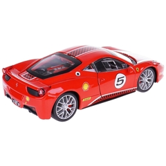 Miniatura De Ferro Ferrari 458 Challenge 18cm 1:24 Burago na internet