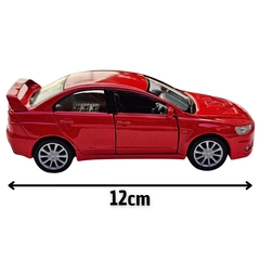 Imagem do Miniatura De Ferro Mitsubishi Lancer Evolution X 12cm 1:36