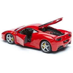 Miniatura De Ferro Ferrari 458 Italia 18cm 1:24 Burago na internet