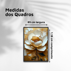 QUADRO FLOR ABSTRATA MIRIAM - comprar online