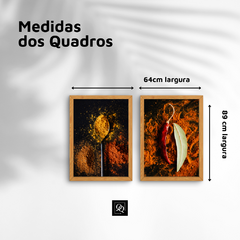 DUPLA DE QUADROS ESPECIARIAS PIMENTA - comprar online