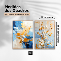 DUPLA DE QUADROS ABSTRATA MAILA - comprar online