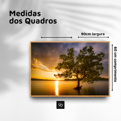 QUADRO ÁRVORE ESPELHADA POR DO SOL - loja online