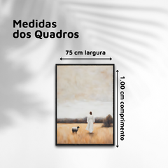 QUADRO JESUS CRISTO E O CORDEIRO - comprar online