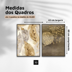 DUPLA PÁSSAROS ABSTRATOS - comprar online