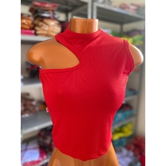 Cropped Feminino Com Detalhe Em L na internet