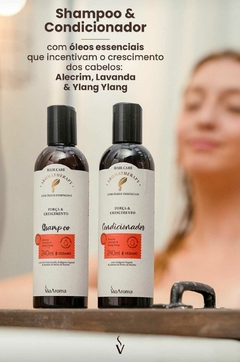 Shampoo Força e Crescimento Aromatherapy Via Aroma - 240ml - comprar online