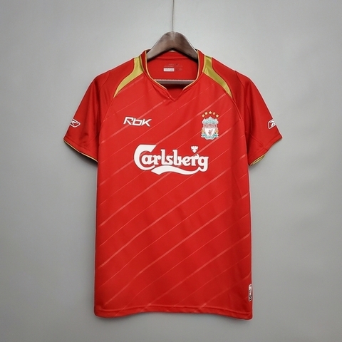 Camisa Liverpool Retro 05 06 Reebok Vermelha