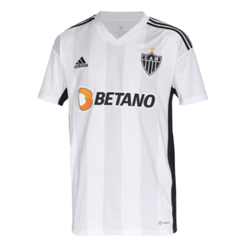 Camisa Atlético Mineiro Juvenil II 22/23 s/n° Torcedor Adidas -  Branco+Preto
