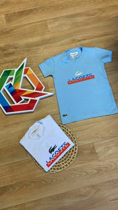 Camiseta Infantil Menino Lacoste Linha Premium Basica