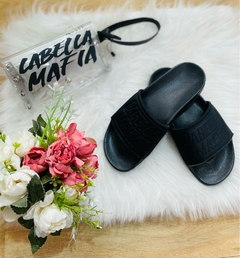 CHINELO SLIDE LABELLAMAFIA PRETO