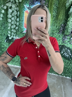 Polo Lacoste Basica Malha Peruana