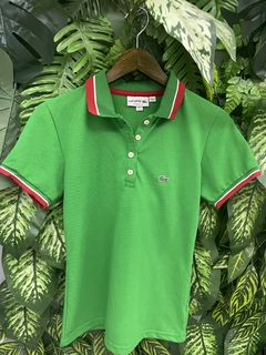 Polo Lacoste Basica Malha Peruana