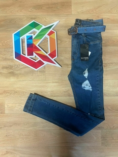 CALÇA JEANS SAL E PIMENTA COM CINTO