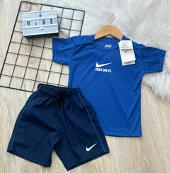 Conjunto Infantil Menino Nike Camiseta Dry Fit E Bermuda - comprar online
