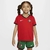 Conjunto Infantil Portugal I #RONALDO 7 2024/25 - Vermelho - loja online