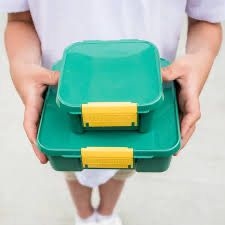 Three verde Little Lunch Box CO en internet