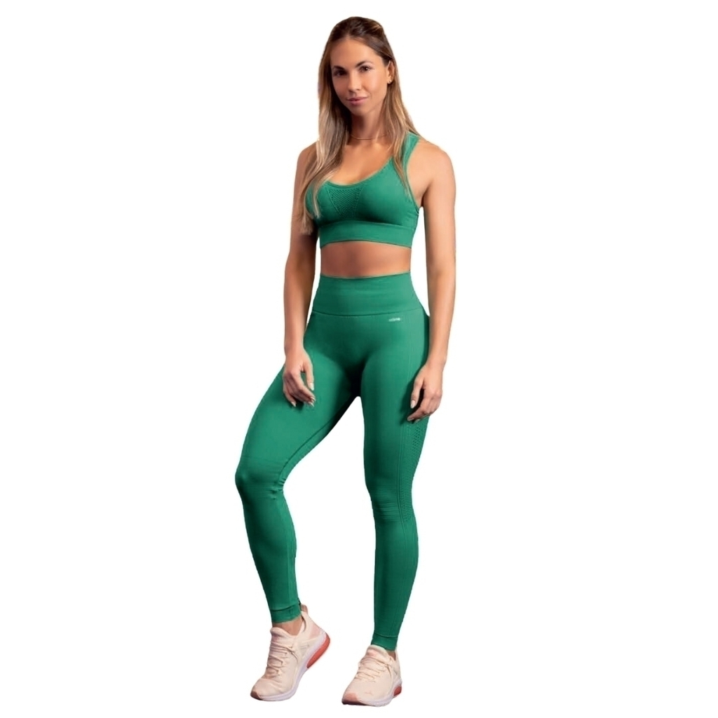 Conjunto Legging e Top Fitness Seamless Selene