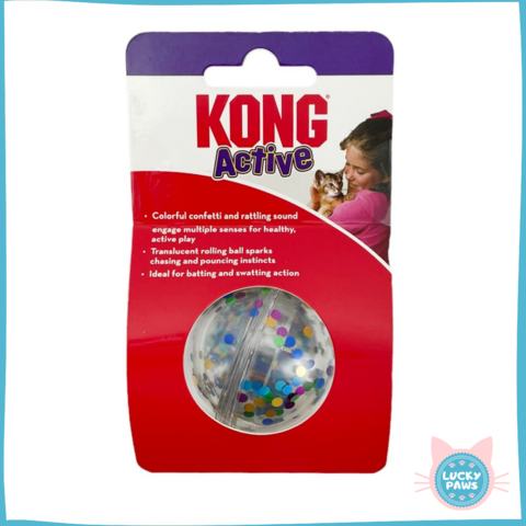 KONG Active Confetti Ball Diversao para Gatos