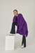 Buzo tejido oversize - violeta - tienda online