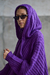 Buzo tejido oversize - violeta - comprar online