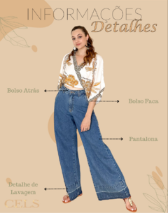 Calça Pantalona Yacamim - comprar online