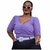 Cropped c Decote Franzido Plus Size Candy Collor - loja online